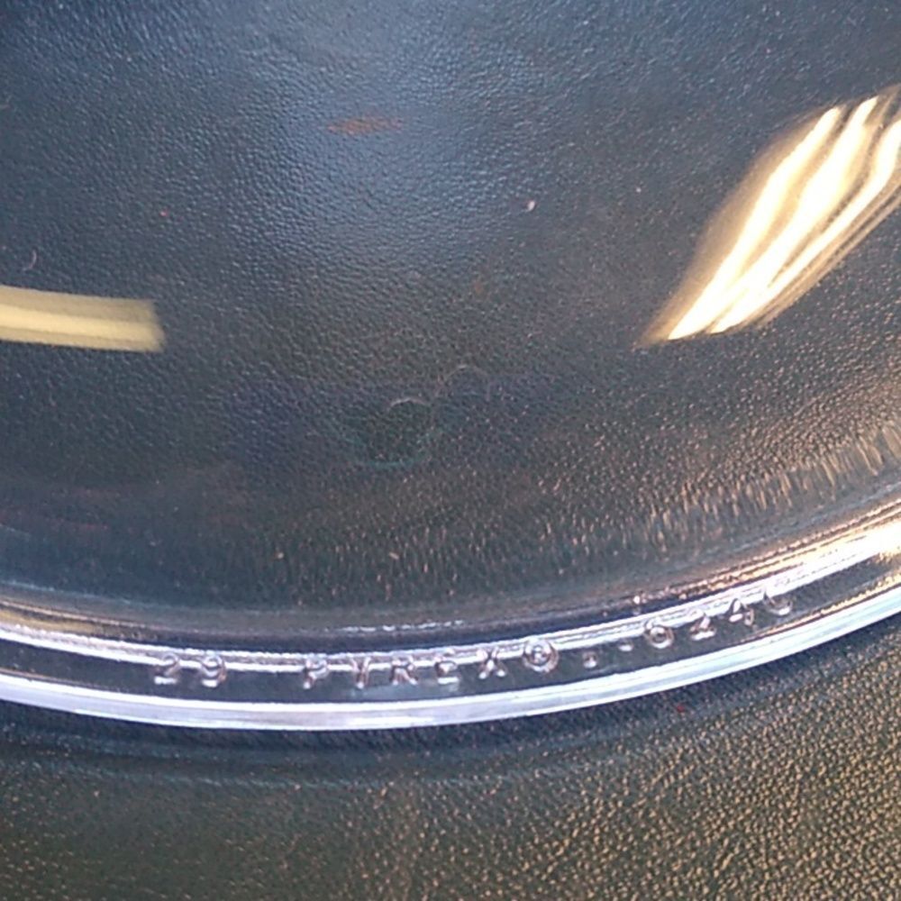 Pyrex 6240 Clear Glass Round Cover Cottagecore Grandmacore Bake ware